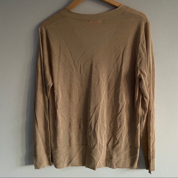 Like new thin cardigan Joe Fresh SZ L Sand colour - Picture 2 of 2